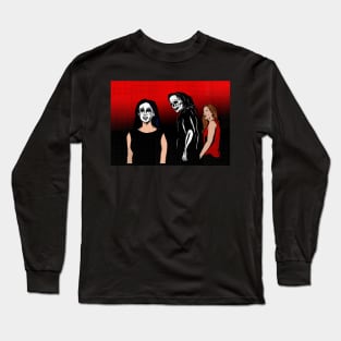 Halloween - Distracted Boyfriend Meme with the Reaper Long Sleeve T-Shirt